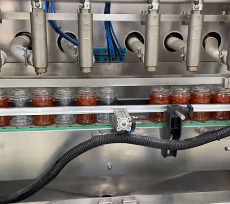 Línea de Llenado de Salsa y Pasta